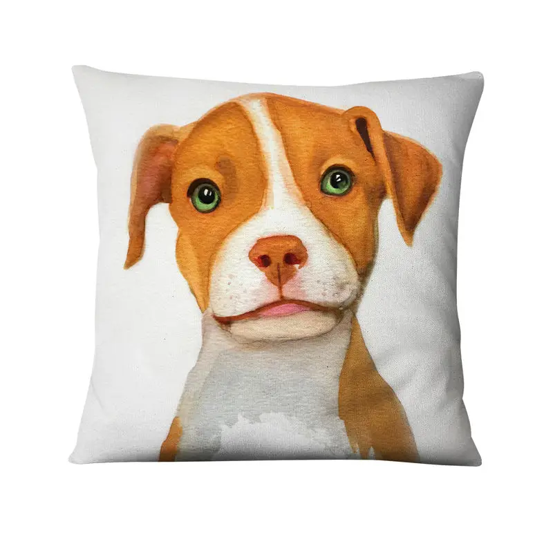 Декоративные подушки для диванов с напечатанными рисунками животных домашние