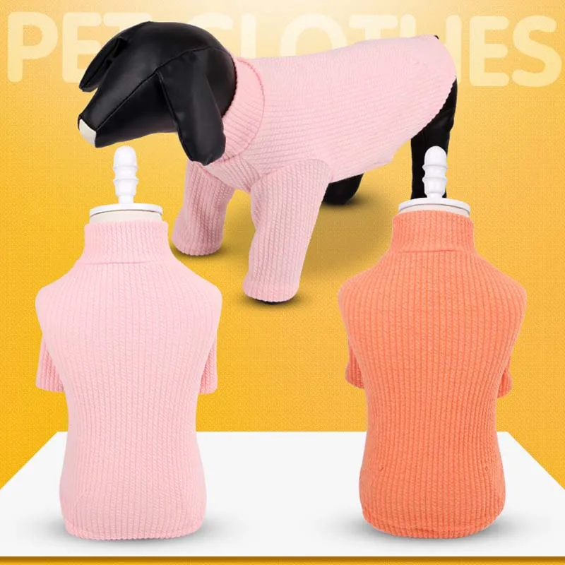 Милый сплошной цвет собака кошка жилет куртка для домашнего питомца зимний