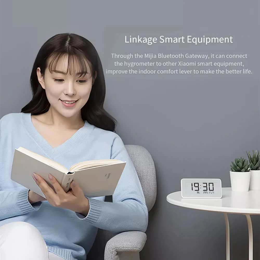 Xiao mi jia Bluetooth 4,0 датчик температуры Hu mi dity E-link ЖК-экран цифровой термометр измеритель влажности смарт-связь mi APP