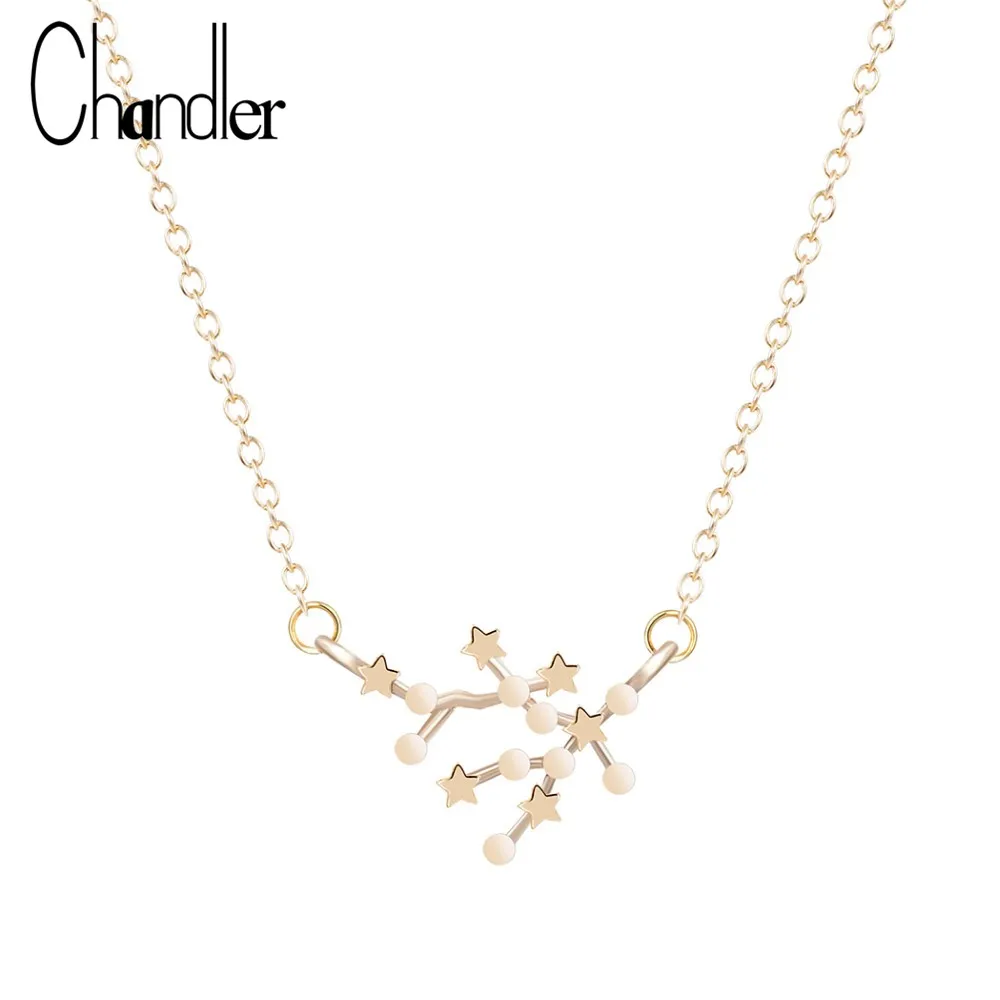 Ожерелье с созвездиями знаков зодиака ювелирные изделия|Ожерелья подвеской| |