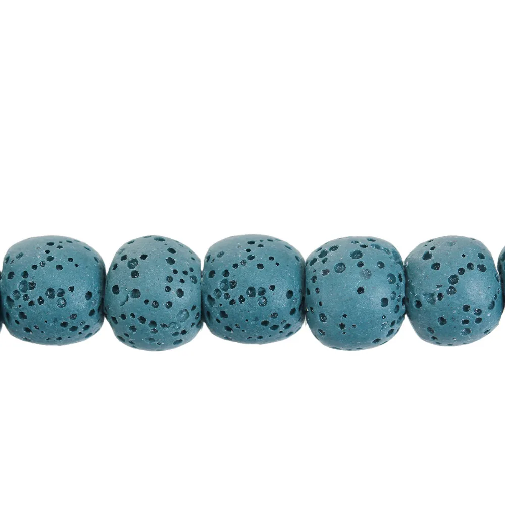 Doreen Box белый голубой драгоценный камень Круглый бисер диаметр 9 мм 8 отверстие: