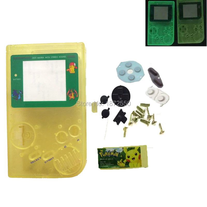 2 шт./лот горячий светящийся желтый и зеленый цвет ремонт пластиковый корпус