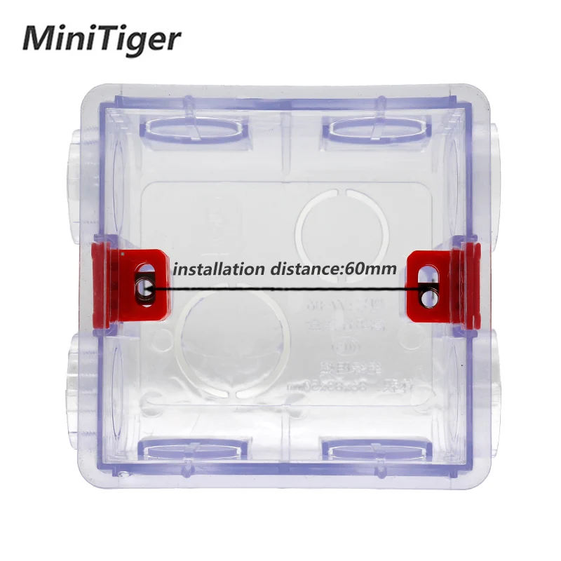Minitiger Регулируемый Прозрачный монтажный ящик внутренняя кассета 86 мм * 83 50 для Тип