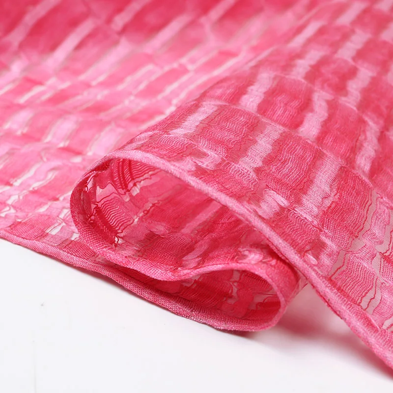 Новый имитирующий шелковый шарф женский весенне-осенний длинный Дикий корейский