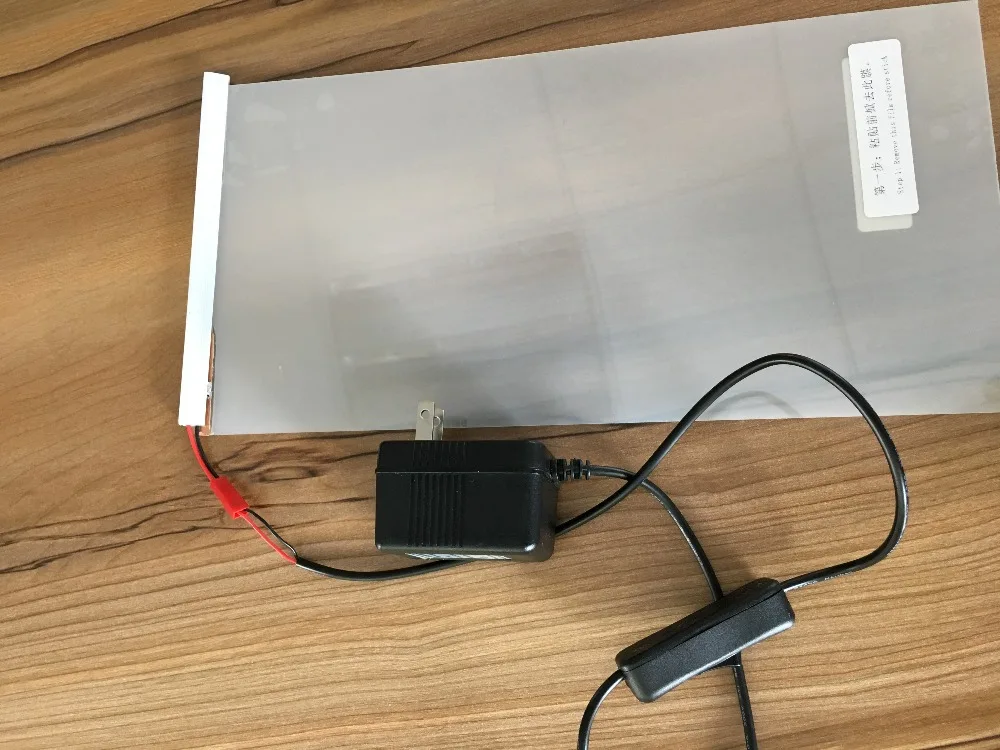 

SUNICE A4 Sheet PDLC Smart Film Self Adhesive Window Magic Film Power Supply Control Film Customized