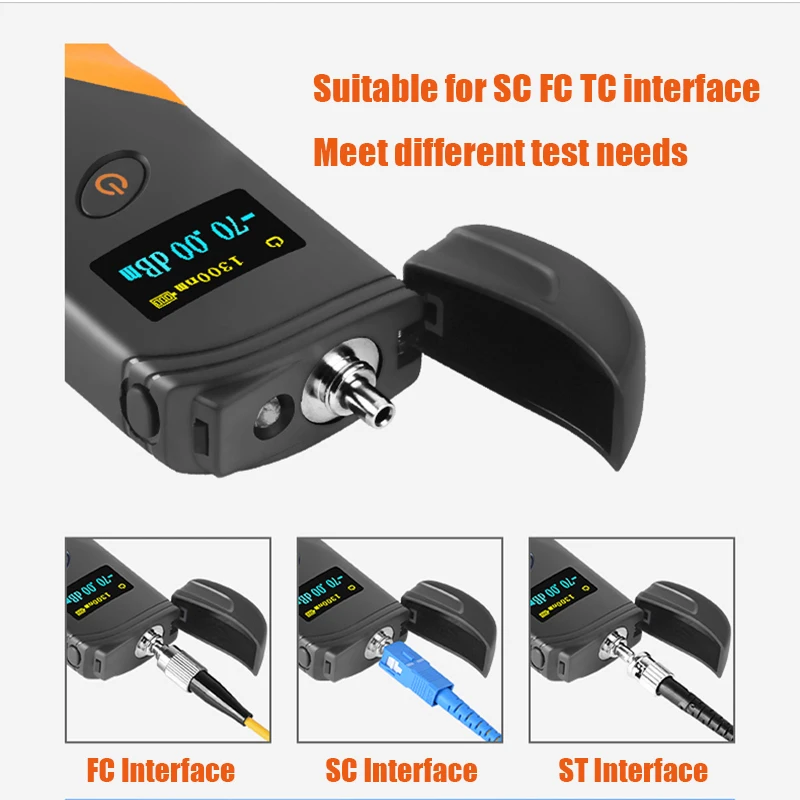 Portable Rechargeable Mini Optical Power Meter Laser Source 10mW/20mW/30mW Visual Fault Locator Red Light Tester Pen VFL OPM | Мобильные