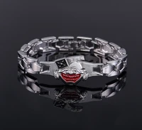 mosu hot anime tokyo ghoul logo alloy bracelets rotation cosplay accessories metal bangle drop shipping
