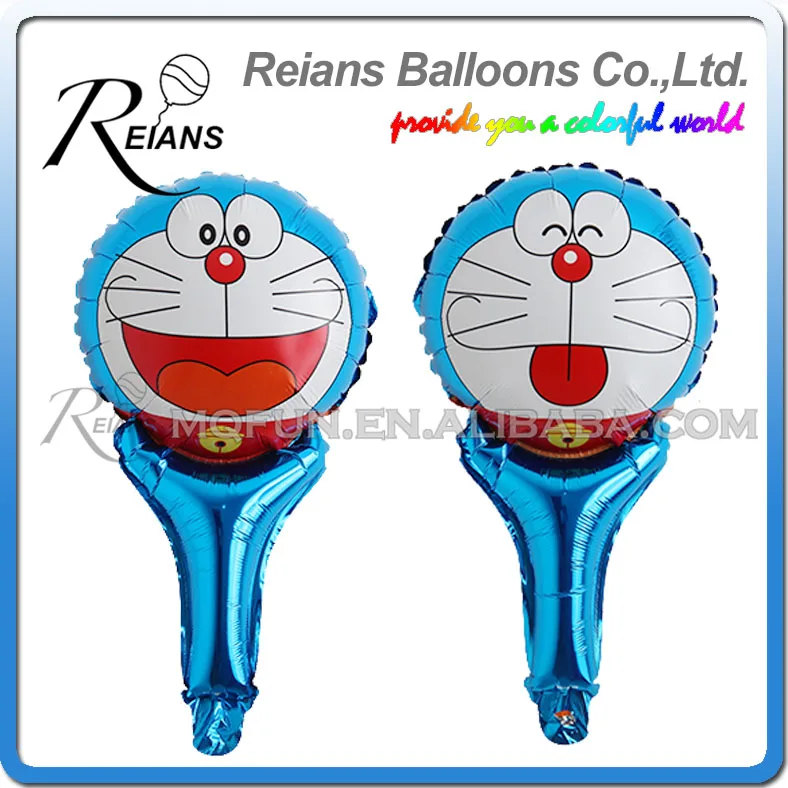 REIANS 51 см милый мультфильм Дети Аниме Doraemon полосы рукоять палку вечерние на день