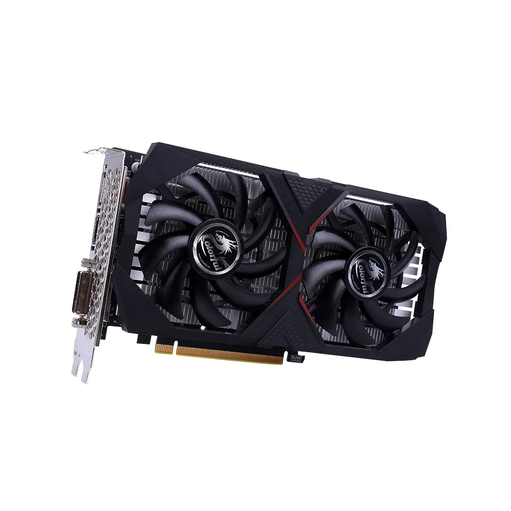 Красочные GeForce GTX 1650 4G графическая карта GDDR5 128 бит TU117 6Pin NVIDIA Ansel для рабочего стола