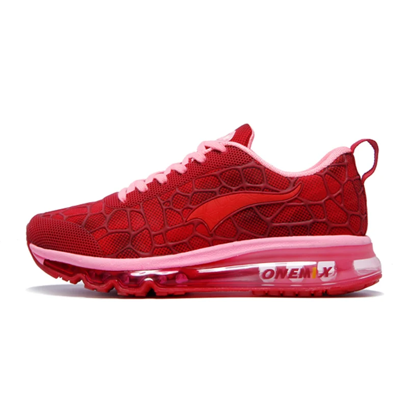 Wine Red women Onemix новые мужские кроссовки дышащие уличные спортивные Прогулочные кроссовки hommes спортивные chaussures de course размера плюс 35-47 - Цвет: Wine Red women
