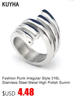 Openwork Switch Finger Ring for Women/Men Couple/Lovers Silver Color Stainless Steel Hollow Fashion Jewelry