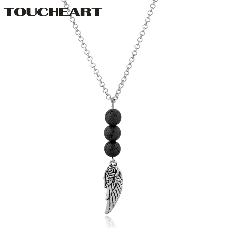 

TOUCHEART Silver Statement Dainty Angel Wing Necklace & Pendants For Women&Men Display Necklaces Chain Holder Necklace SNE190022