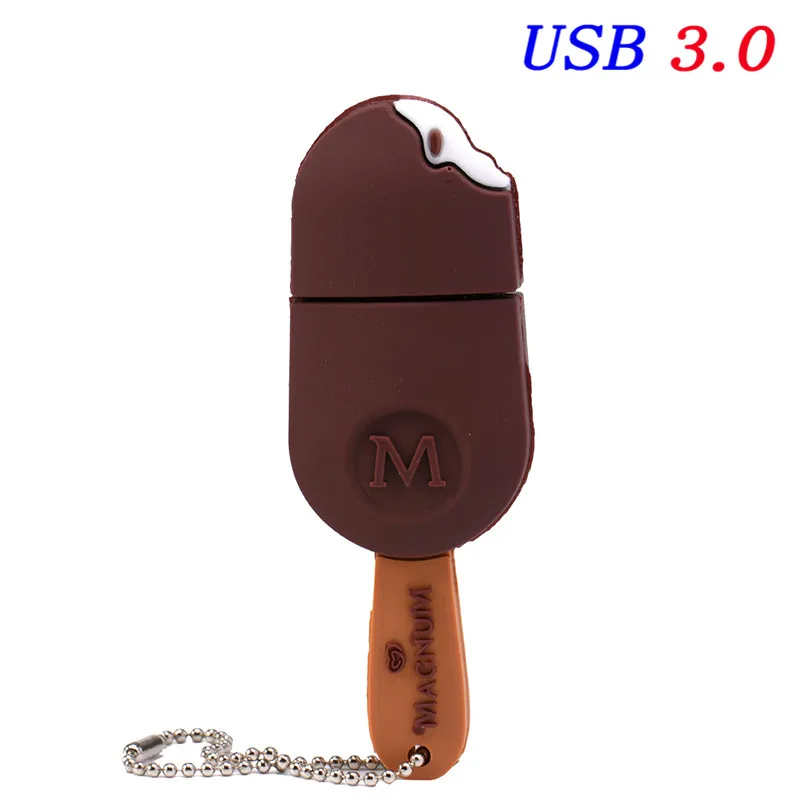 JASTER USB 3,0 мультфильм Мороженое usb флеш-накопитель usb диск ручка-накопитель диск памяти милый силиконовый 4 ГБ 8 ГБ 16 ГБ 32 ГБ 64 ГБ U накопитель - Цвет: D style