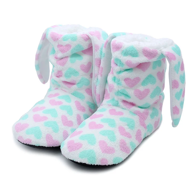 Очень мягкие плюшевые женские домашние хлопковые туфли зимние теплые пушистые