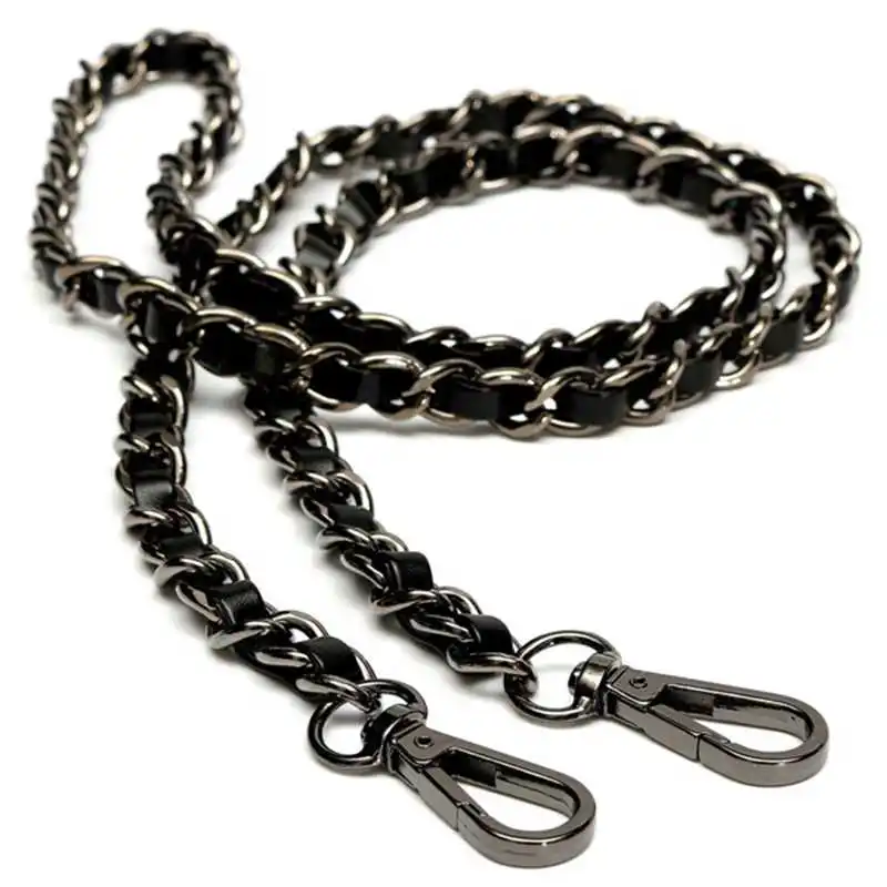 Кожаный кошелек с цепочкой сумка через плечо на ремне Сменные аксессуары 120 см