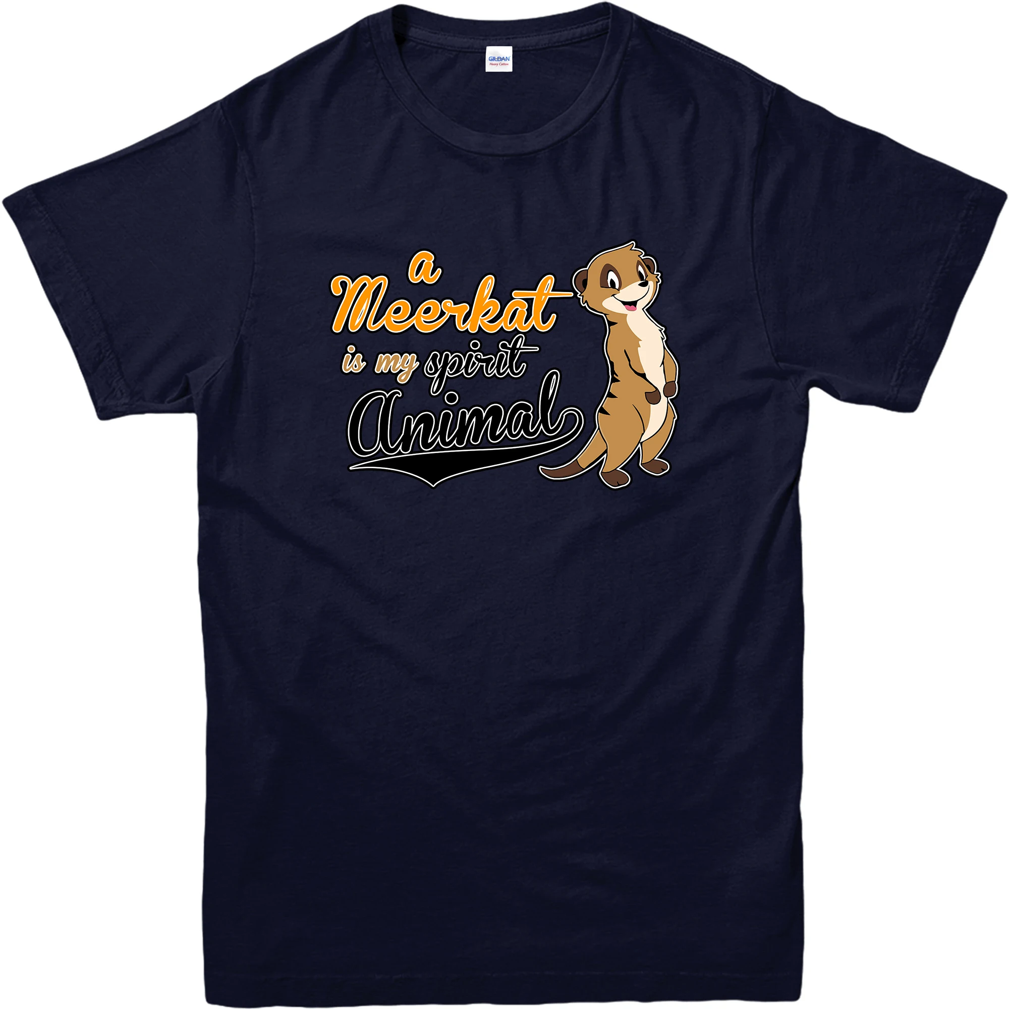 Футболка meerkat is my spirit animal забавные имитирующие спиртные животные тематическая