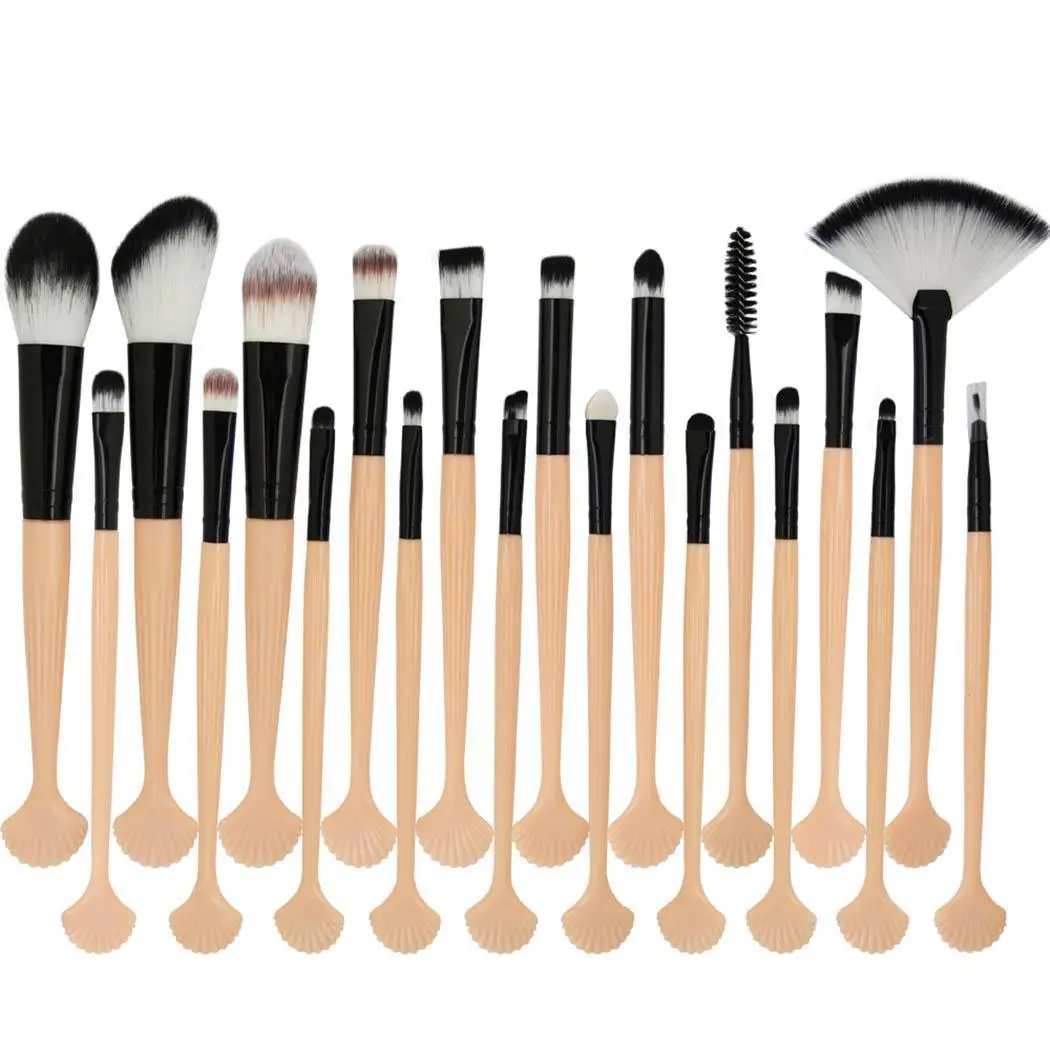 20pcs As Shell Correctors Eyeshadow Face Foundation Brushes Makeup Home Salon Tools etc Set Travel Brush 20PCS Lips Picture |