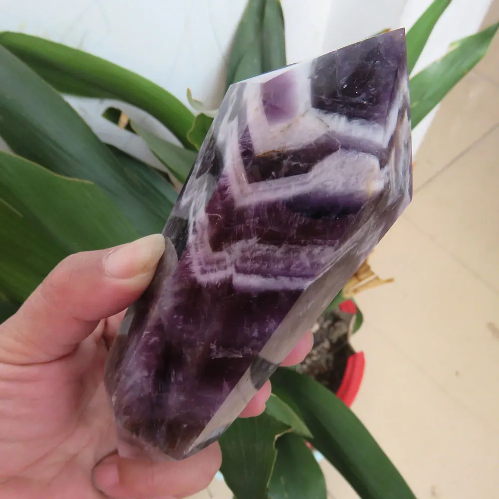 Фантастическая 352g редкая натуральная бразильская мечта аметист кварц КРИСТАЛЛ