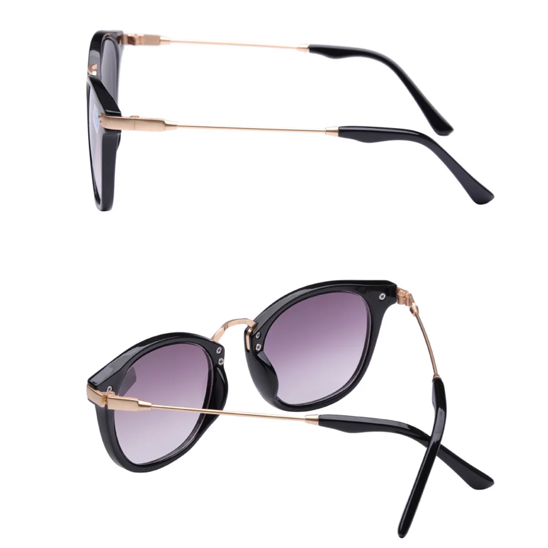 Lentes mujer, очки для близорукости, черная оправа, металлические очки, линзы, прицельные очки по рецепту-1-1,5-2-2,5-3-3,5-4,0