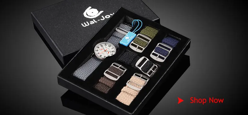 Wal-Joy подарок для мужчин кварцевые часы личность цифровой циферблат часы нейлон ткачество РЕМЕНЬ водонепроница