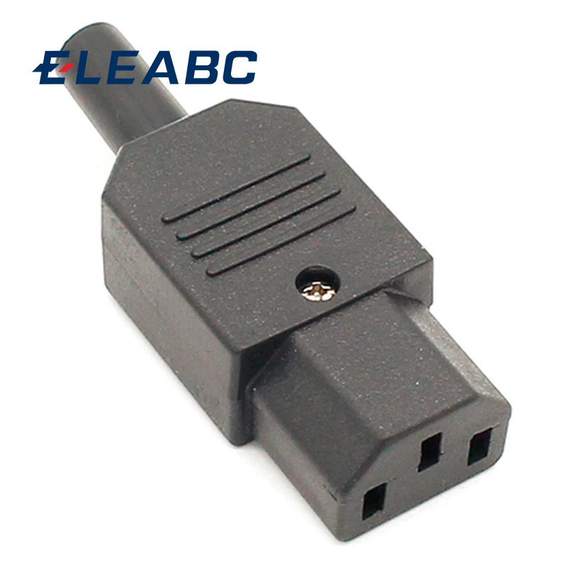 10 шт. новинка оптовая цена А 250 В черная вилка IEC C13 гнездовой разъем питания 3