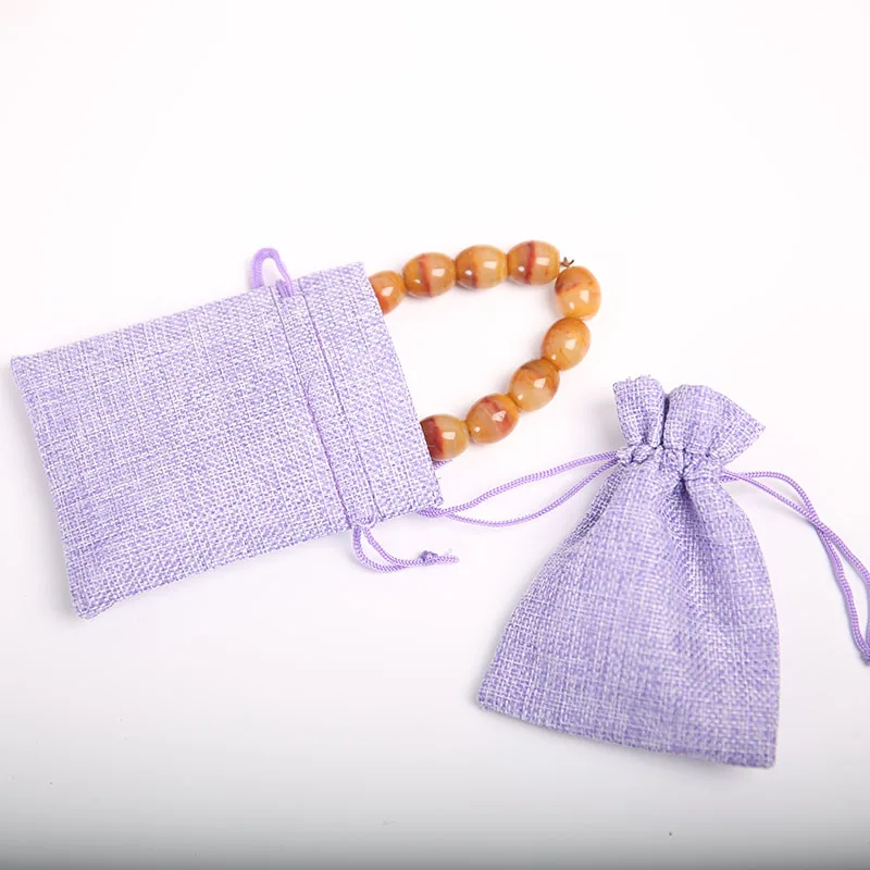 10 шт. льняная пачка Подарочная сумка для свадьбы дня рождения украшения