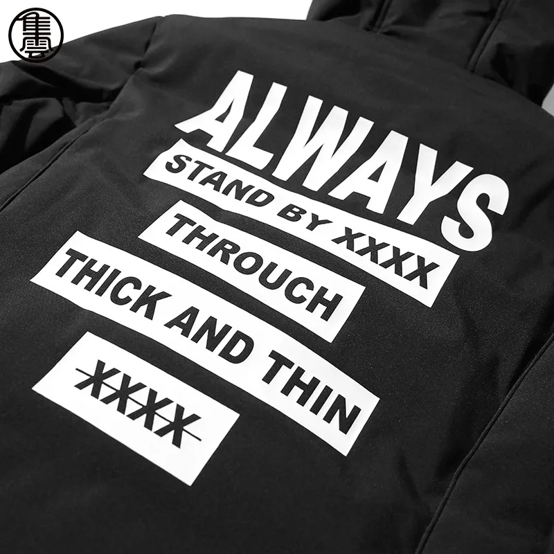 Для мужчин 2017 Новинка зимы черный сзади с длинными Подпушка пальто мода