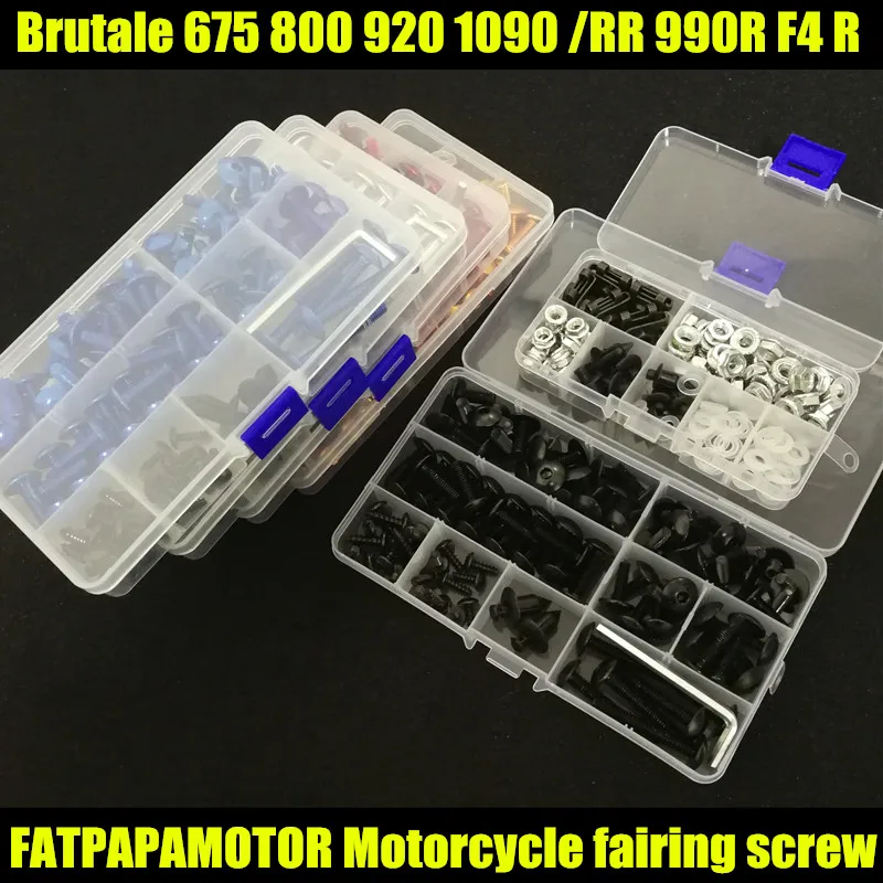 Универсальный мотоцикл обтекатель болты винт мото Пружинные для мВ Brutale 675 800 920 1090