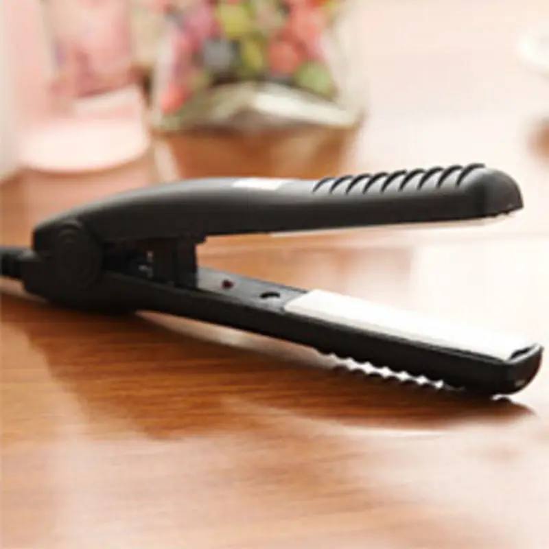 США Plug мини Керамический выпрямитель для завивки волос с плоским утюгом Пермь