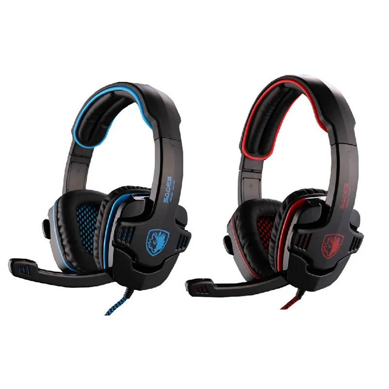 

SADES SA-901 USB Plug Headband Gaming Headset With Hidden Microphone For Professional PC Gamer Best Stereo Subwoofer Headphones