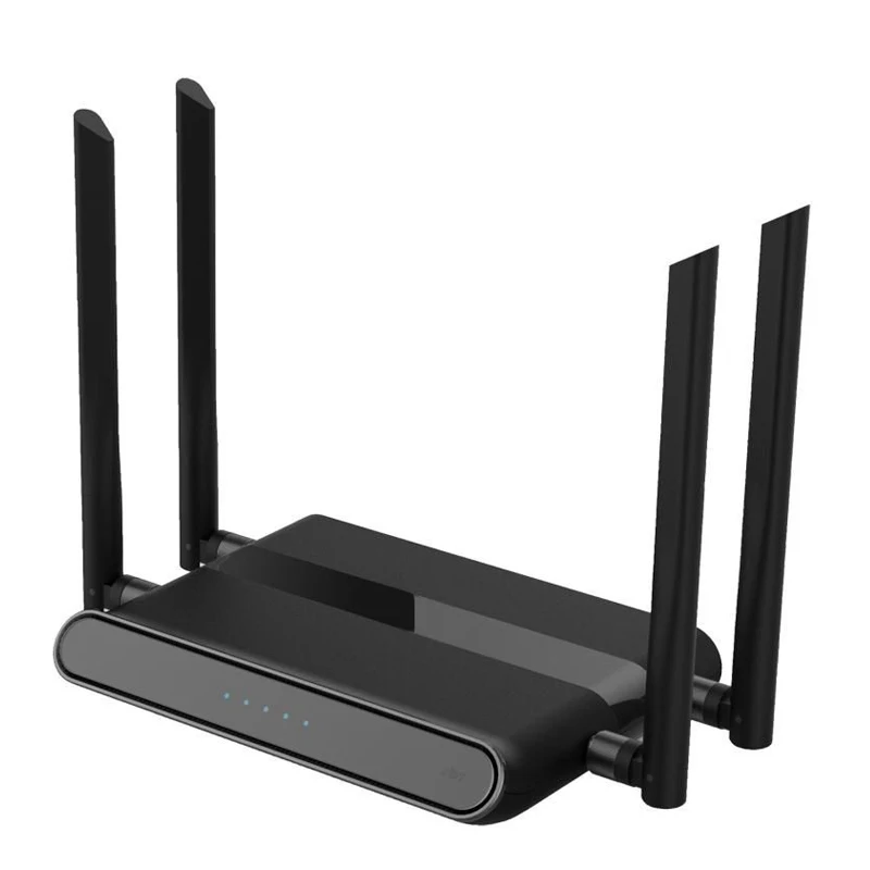Black 1200 Мбит/с AC11 гигабитный Wi Fi маршрутизатор беспроводная точка доступа 5G двухдиапазонный с USB 4 LAN RJ45 Ethernet порт vpn-маршрутизатор высокого качества - Цвет: Black