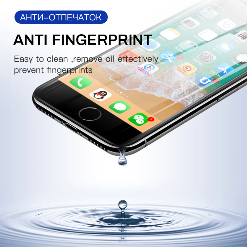 Ionct 11D изогнутый край защитное стекло на iphone 6 6S 7 8 плюс защитный X XS MAX XR экран