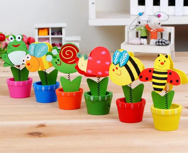 

20pcs Multicolors Wood Wooden Animals Name Number Message Card Table Place Holder For Wedding Party Home Office Decoration
