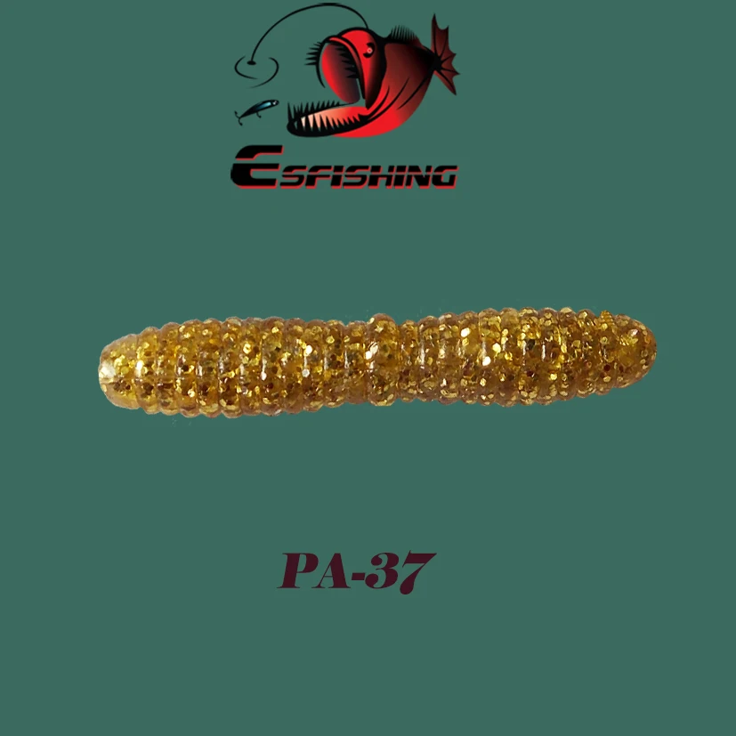 PA37 Esfishing Мягкая приманка для рыбалки червь 20 шт 35 мм 0,9 г Мини Рингер червь ледяные приманки Leurre soule Карп рыболовные аксессуары Поппер Isca - Цвет: PA37