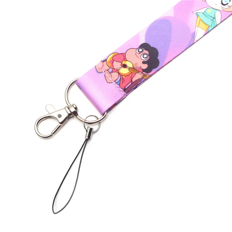P3494 Dongmanli Steven Universe брелок Lanyards Id бейдж держатель ID карты Пропуск Тренажерный зал мобильный телефон USB бейдж держатель ключевой ремень