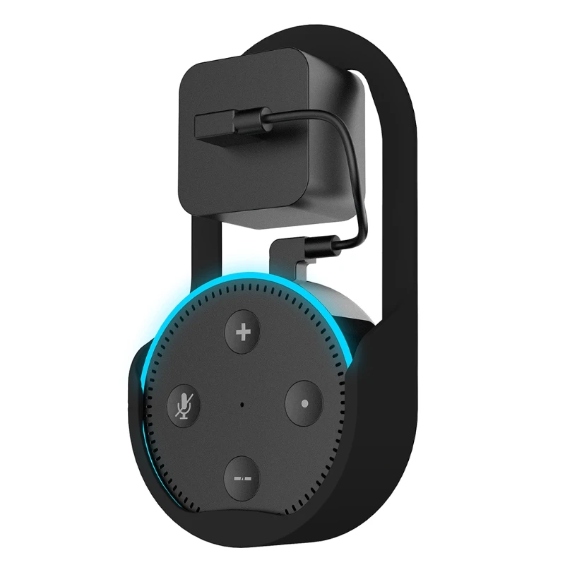 Настенная вешалка держатель Колыбель с USB кабелем для Amazon Echo Dot 2-й динамик |