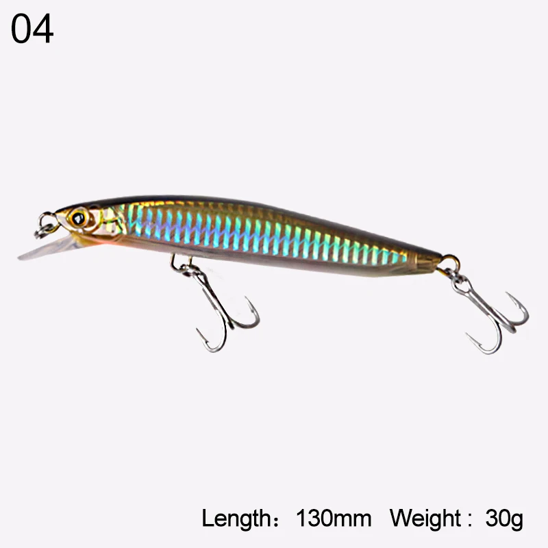 7503-130-4 Kingdom New JERKBAIT CHANCE рыболовные приманки для моря 120 мм 130 мм Высокое качество Плавающий Гольян искусственная жесткая морская приманка воблеры - Цвет: 7503-130-4