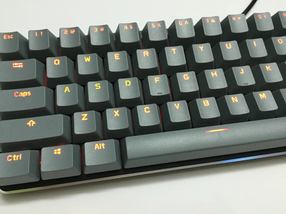 Сыр белая клавиатура вишня mx Переключатель 104 ключ просвечивающие колпачки