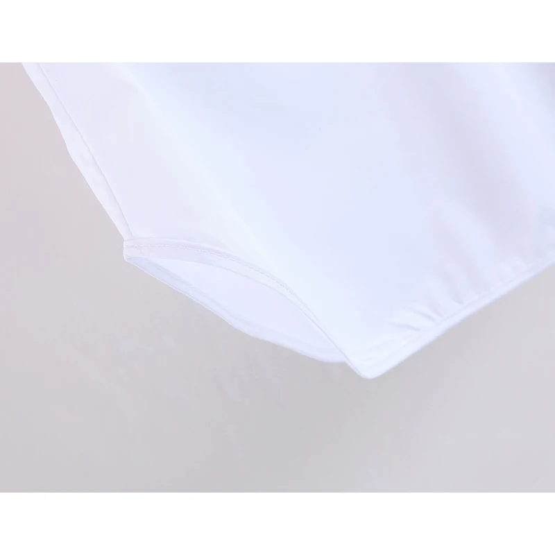Leo Grand women casual white blouses turtleneck long sleeves shirts buttons design oversized tops blusas 913018 |