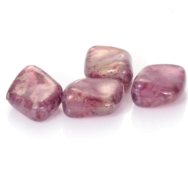 Miasol New Arrival 50 Pcs Sprayed Acrylic Loose Spacers Charms Beads For Diy Jewelry Making | Украшения и аксессуары