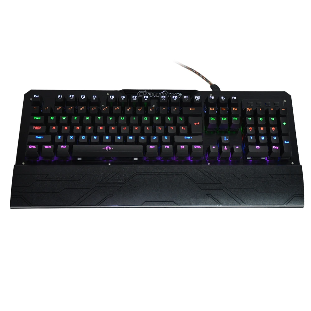 DeepFox 104 клавиш Механическая игровая клавиатура игровая Клавиша клавиатуры доска коврик геймерская клавиатура для компьютера ПК ноутбука