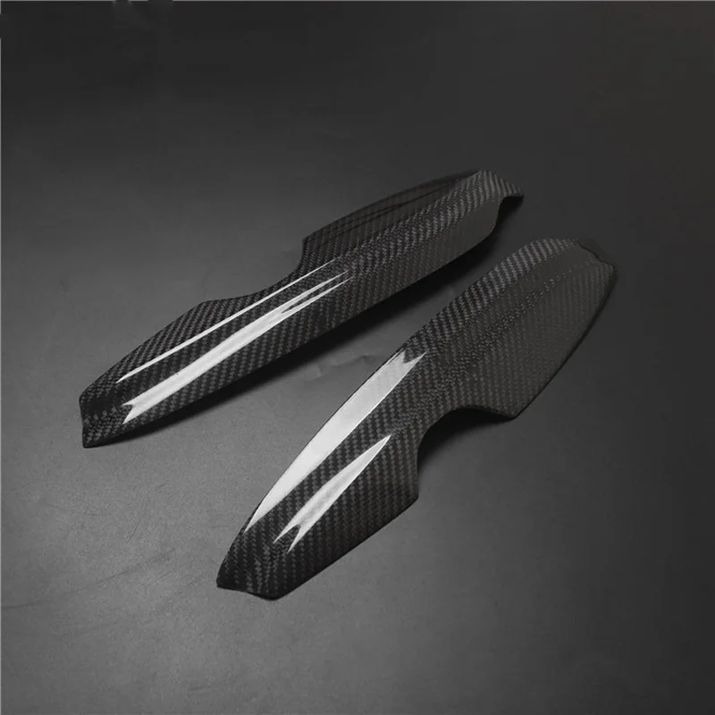 Углеродное волокно накладка на фару брови веко отделка наклейка для VW Golf