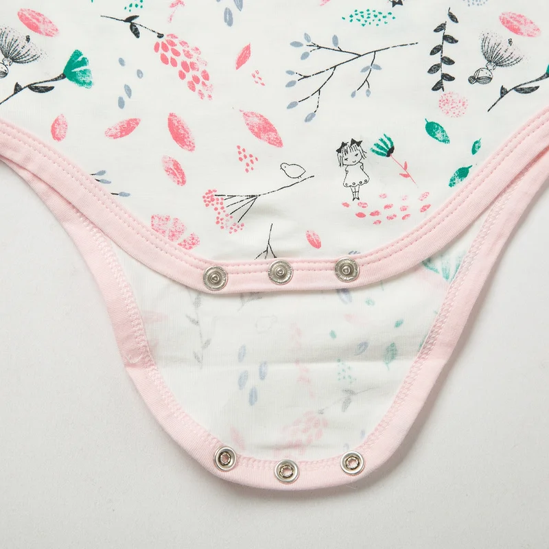 Мини-комбинезон Balabala для маленьких девочек хлопковый комбинезон с принтом и