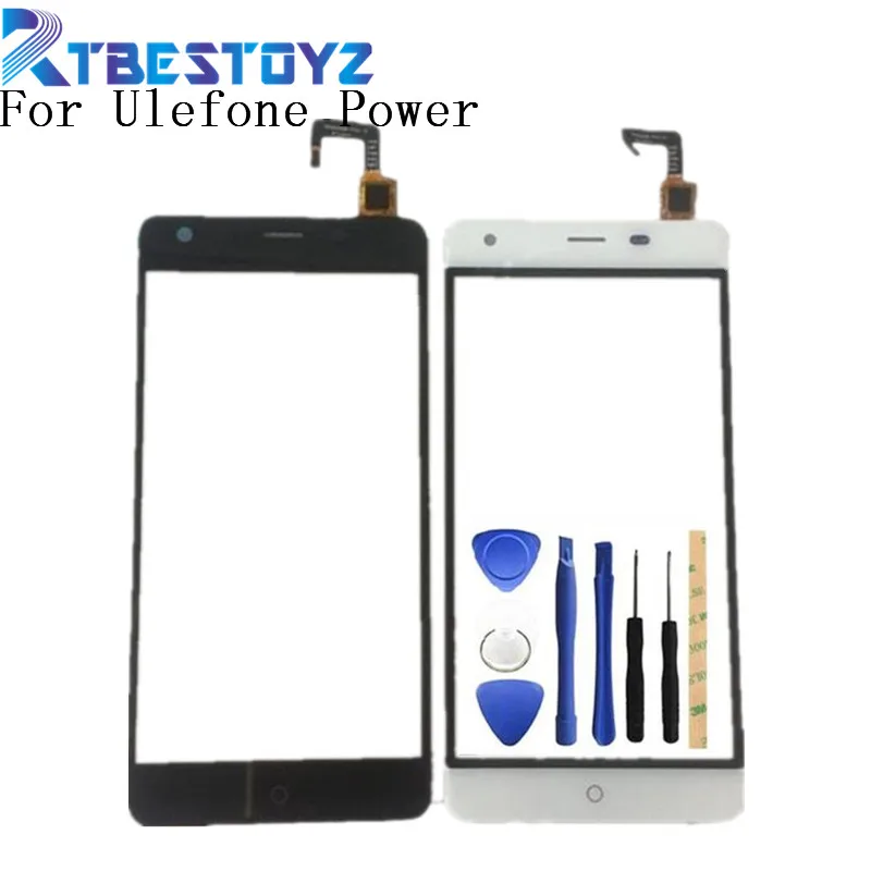 RTBESTOYZ 5 дюймовый сенсорный экран для Ulefone Power дигитайзер переднее стекло|Сенсорные