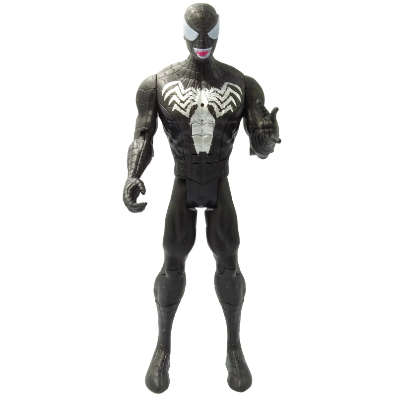 Venom no box 30 см Marvel Мстители Веном Бэтмен Супермен флэш танос Халк Росомаха Черная пантера Человек-паук фигурка куклы игрушки для детей - Color: Venom no box