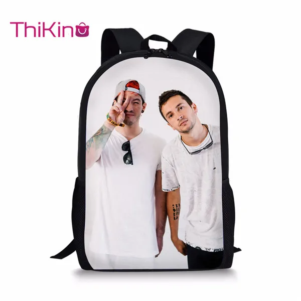 ALP213C Thikin Twenty One Pilots рюкзак для детей школьная сумка для дошкольников книжная сумка для мальчиков и девочек Дорожная сумка на плечо для женщин Mochila - Цвет: ALP213C