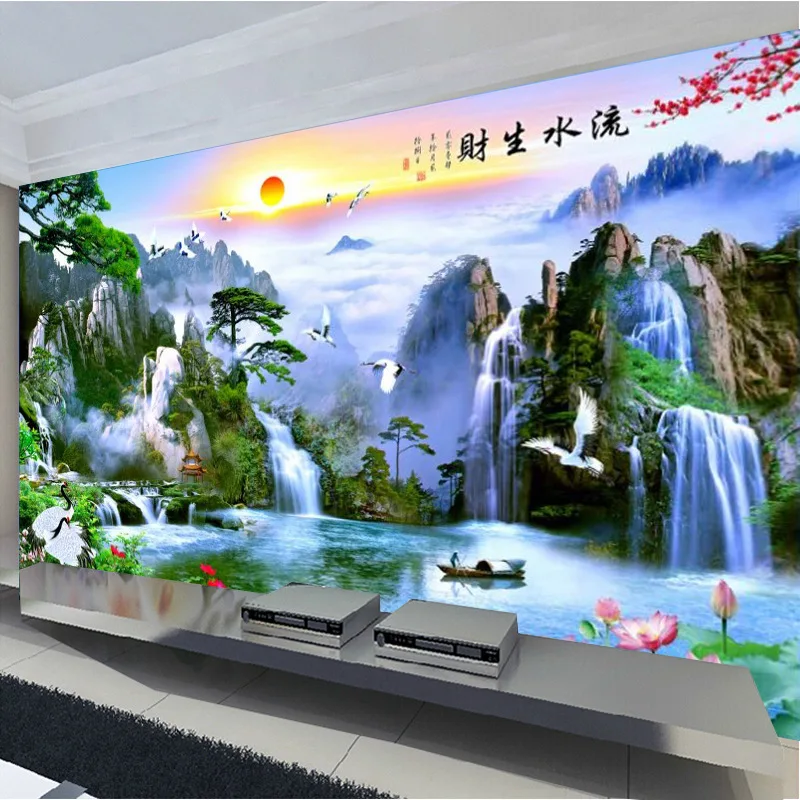 Наборы для вышивания Набор вышивки крестиком сделай сам с большим водным