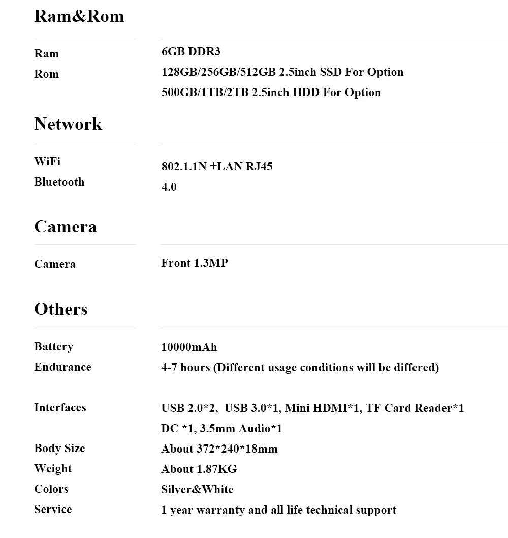 15,6 дюймов 1920x1080P Full HD 6 ГБ ОЗУ+ 500 Гб HDD четырехъядерный процессор система Windows 10 ноутбук компьютер