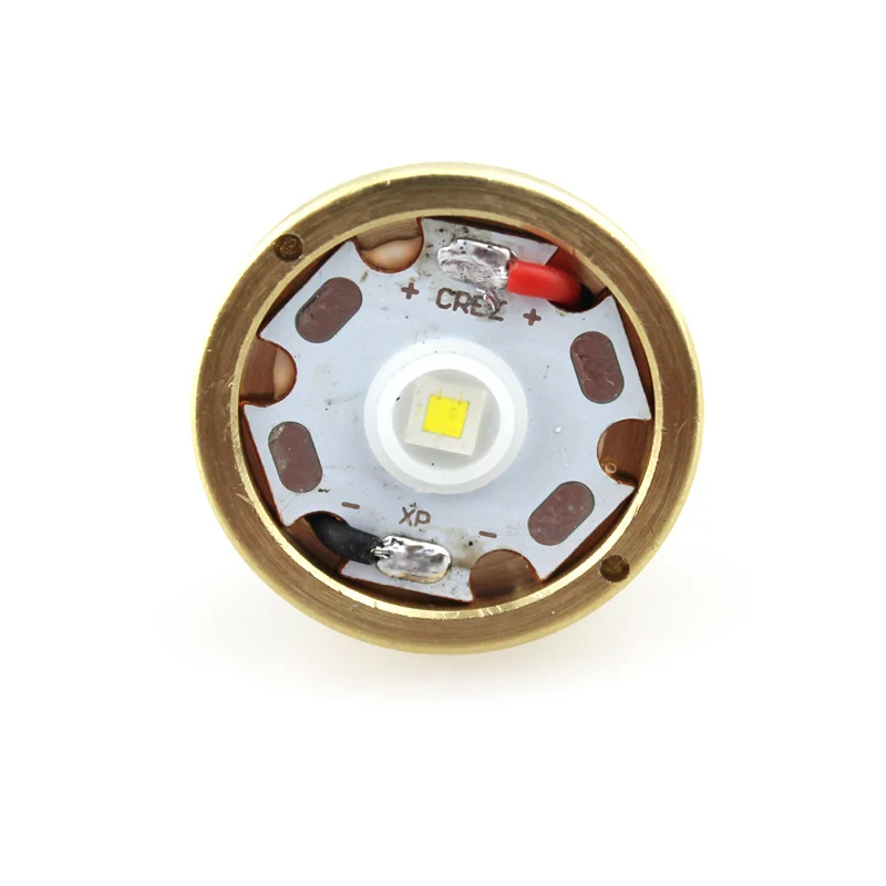 CREE XP L HI V3 1600lm 10x7135 Driver Brass Base LED Drop in для фонарика C8|Портативные осветительные