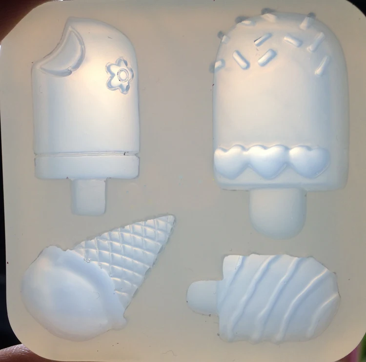 1 шт. силиконовая форма для мороженого 4 вида | Украшения и аксессуары